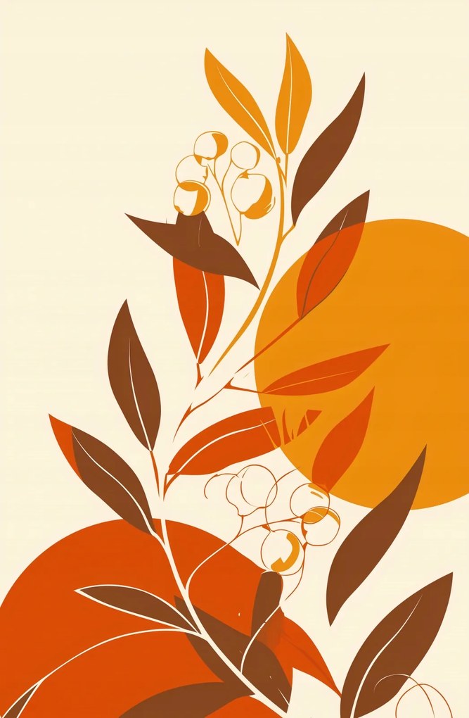 Poszter 53x81cm Meleg őszi szél