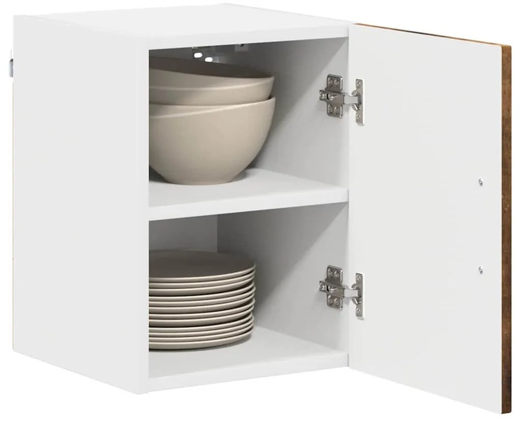 Fali konyhaszekrény 2 pcs Füstölt tölgy 30 x 31 x 40 cm Faanyag