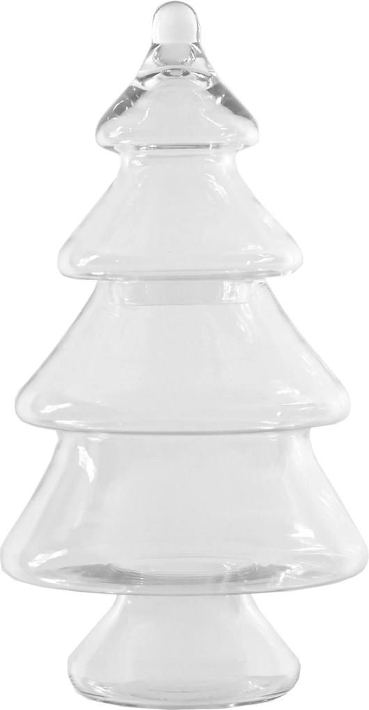 magas nagy üveg Mézeskalács karácsonyfadísz nyitható 40cm