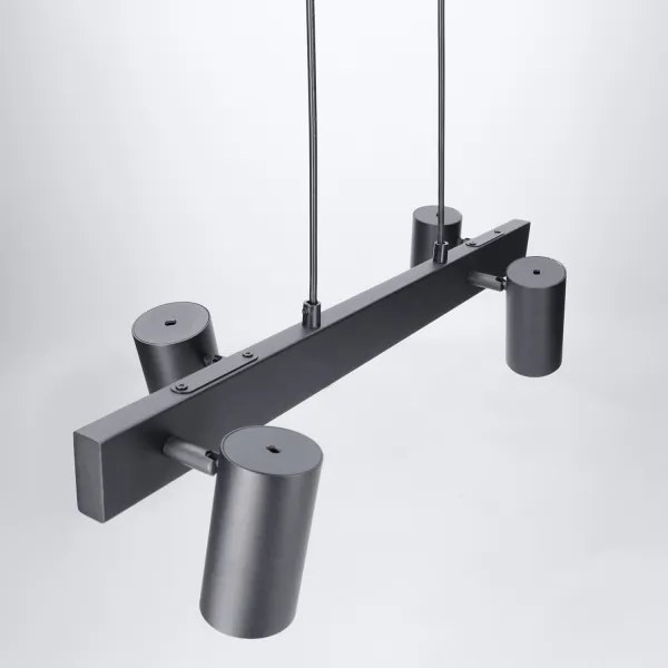 BRILAGI - LED RGBW dimmelhető kábelen függesztett csillár SELE 4xGU10/6,5W/230V fekete