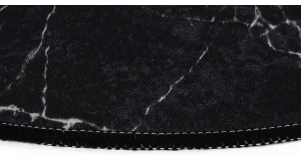 KÉSZLET 2x MARBLE fürdőszobai szőnyeg 50x60/60x100 cm fekete