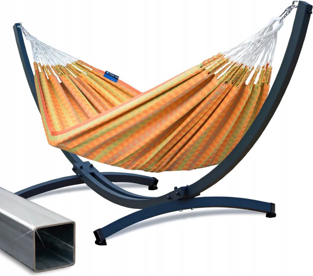 Morena Kerti Függőágy Nagy 2 Személyes Horganyzott Titán Acél Váz Potenza