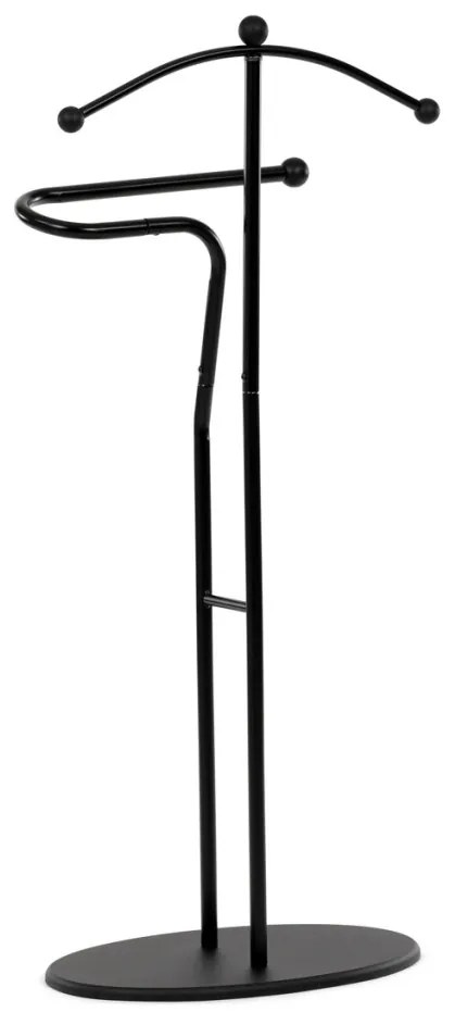 Szobainas fekete színben, magasság 110 cm, tömör kaucsukfa, fekete fém