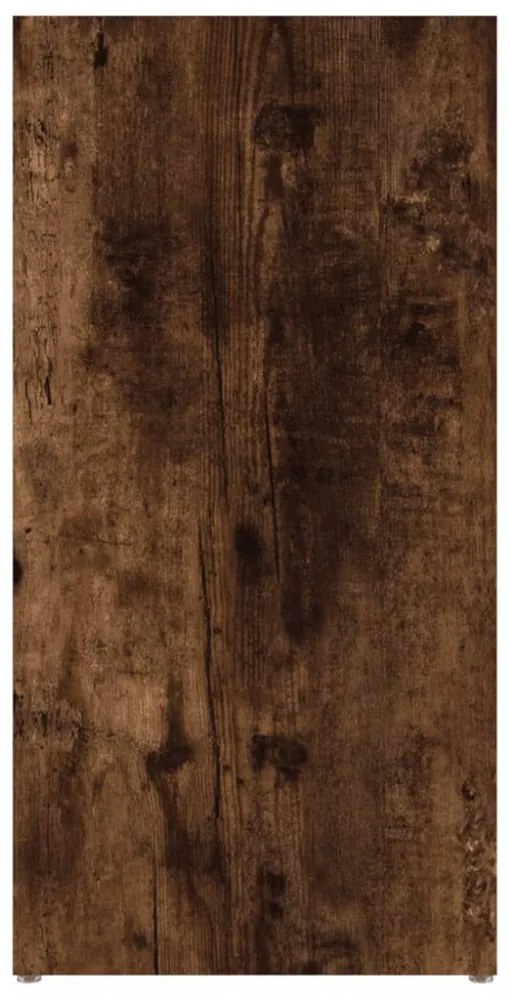 füstös tölgy színű könyvszekrény 50 x 25 x 106 cm