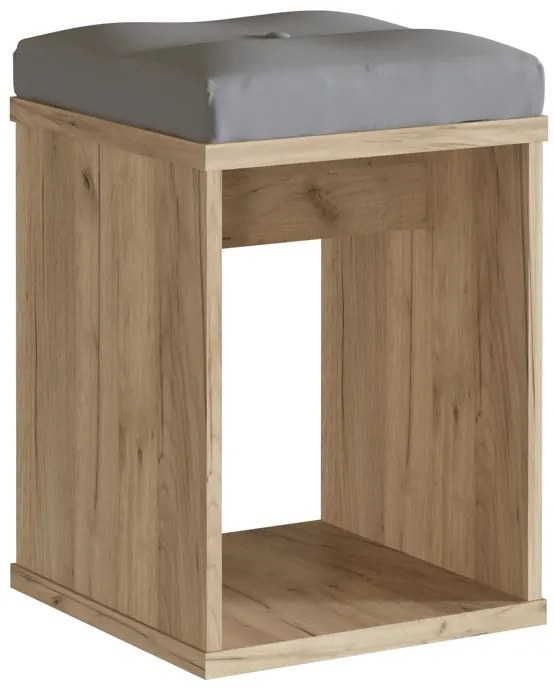 Modern elegance taburett Tölgy craft