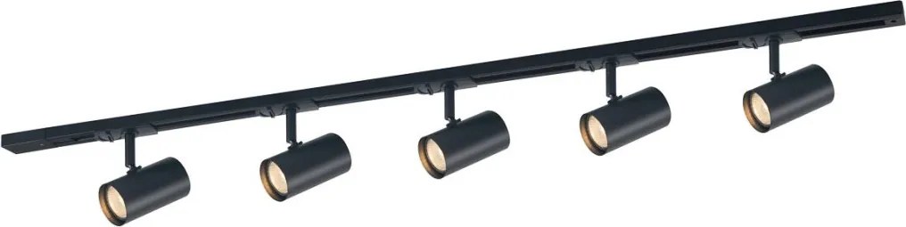 ITALUX 913721-5-BL-SET MARVI Modern Mennyezeti Lámpa Matt Fekete, Acélos GU10 IP20