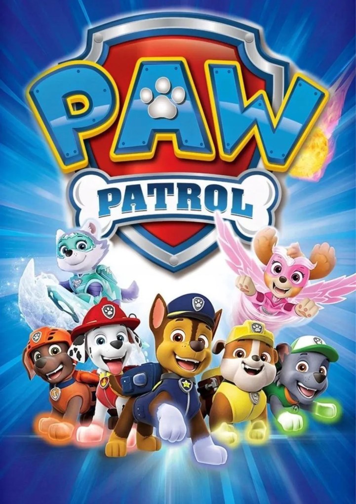 Poszter 21x30 cm Mancs Őrjárat páva A4