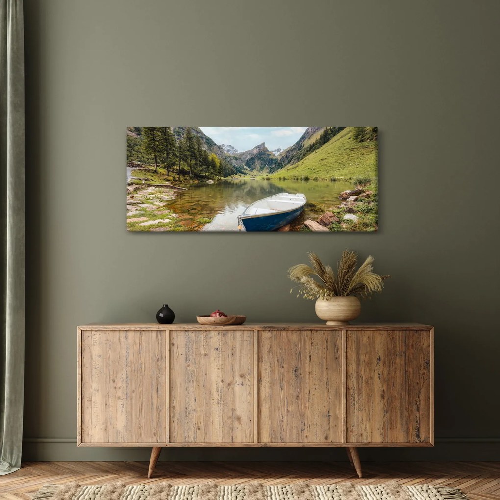 Kép - Seealpsee, svájci tó (120x50 cm)