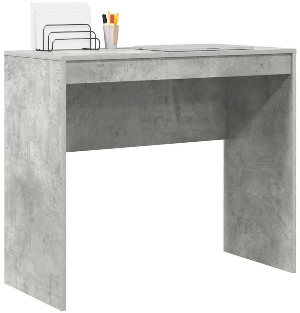 Asztal Beton szürke 90 x 40 x 76 cm Faanyag