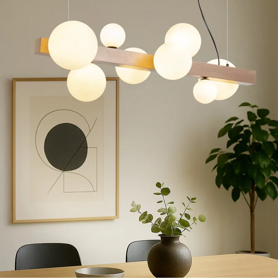 RENDL R14554 KASSANDRA Modern Függesztett Lámpa Csiszolt Bronz IP20