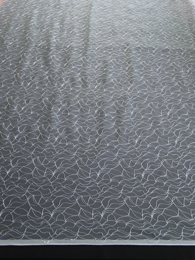 Mg Függöny háló hímzés 583/2 Fehér 250x180cm Kész Bt