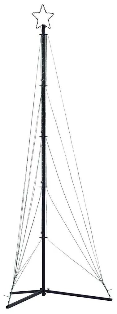 hideg fehér LED karácsonyfa 525 LED 302 cm