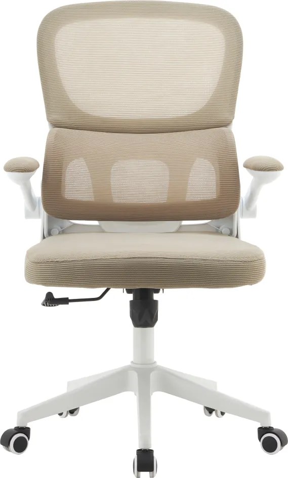 Irodai szék, bézs/fehér, RAKIN