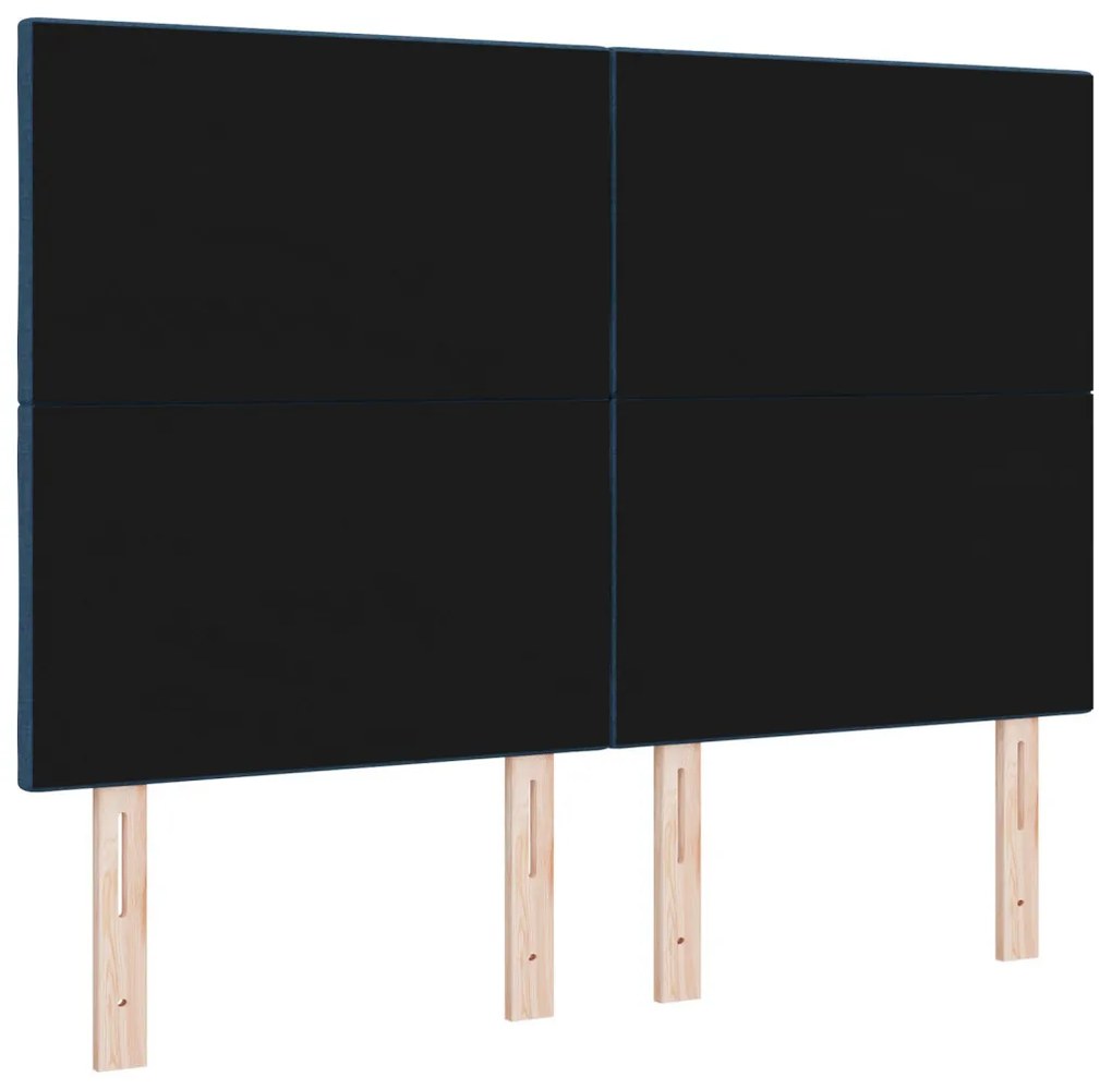 Fejtámla Gyémánt blokk minta Kék 140 cm Szövet