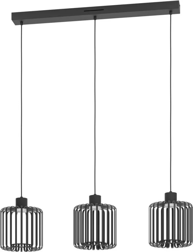 EGLO 900724 GINESTRONE Többágú Függesztett Lámpa Fehér, Fekete LED IP20