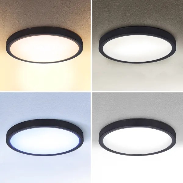 Brilagi-LED Dimmelhető lámpa ESTELA LED/48W/230V 3000-6500K ø 40 cm fekete + távirányító