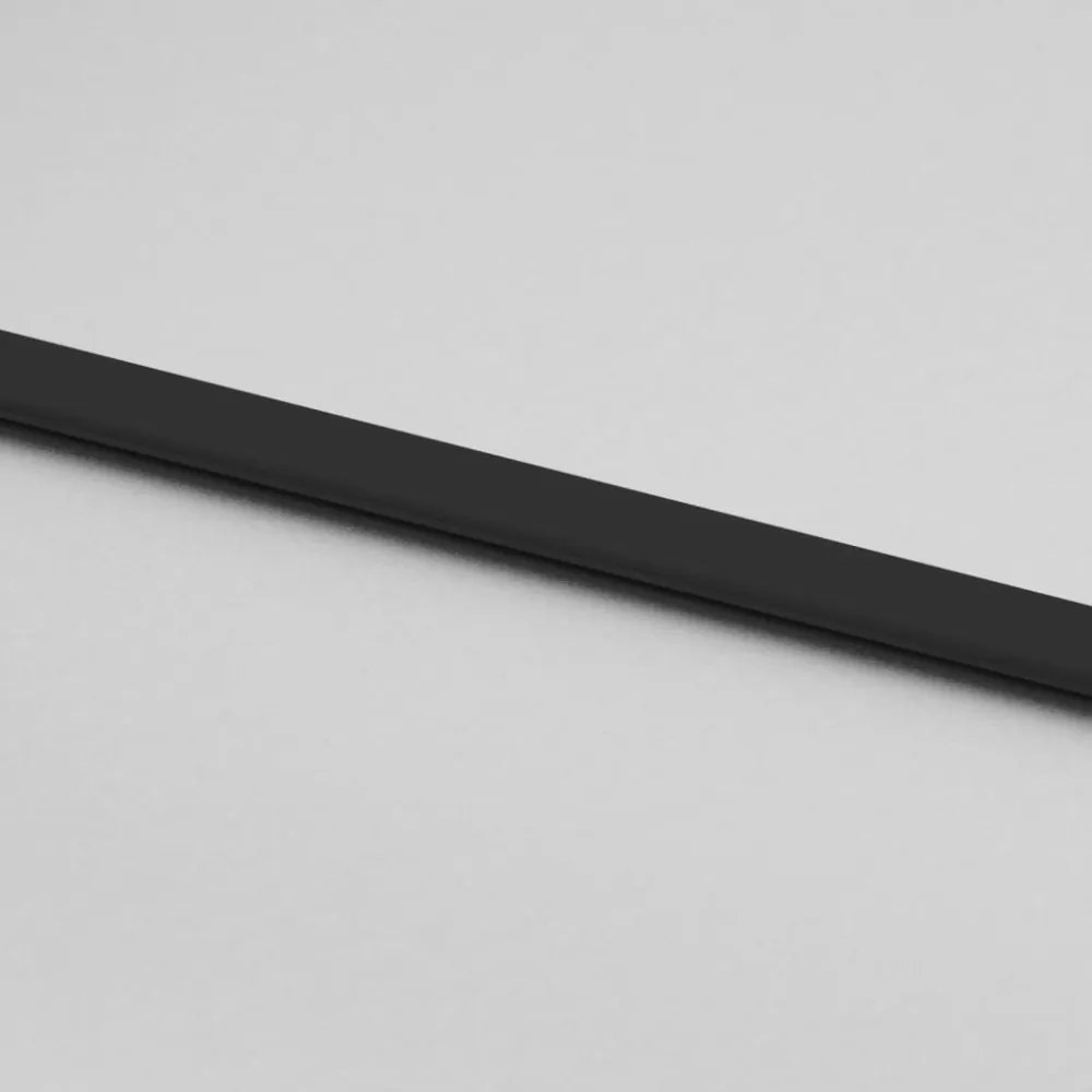 fekete edzett üveg és alumínium tolóajtó 102,5 x 205 cm