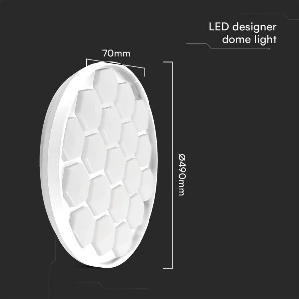 LED Dimmelhető mennyezeti lámpa LED/60W/230V 3000/4000/6500K + távirányító