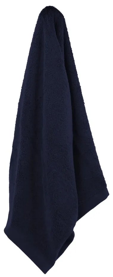Sötétkék frottír pamut törölköző 50x100 cm Comfort – Södahl