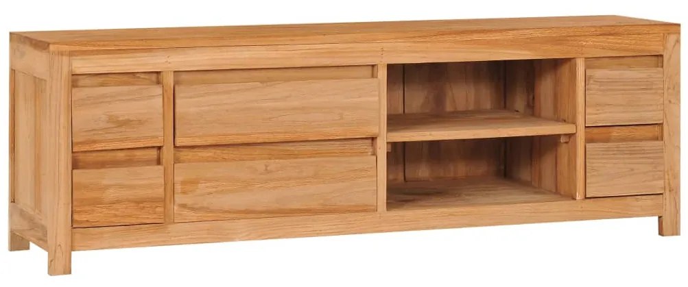 tömör tíkfa TV-szekrény 115 x 30 x 40 cm