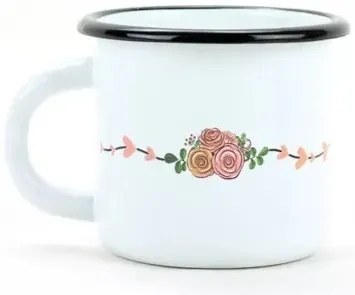 Belis Smaltovaný hrnek Sova coffee, 7 cm, 0,25 l