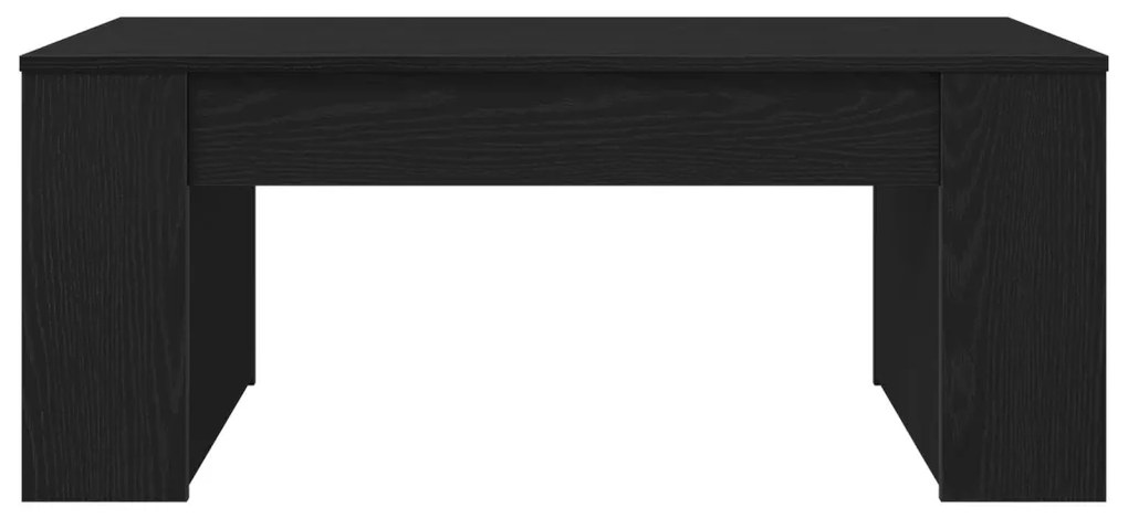 Dohányzóasztal Fekete tölgy 102x55x42 cm Mérnöki fa