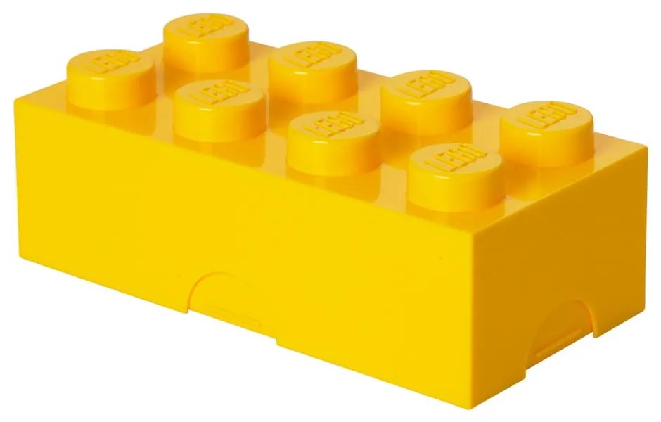Sárga műanyag gyerek tárolódoboz 20x10x7 cm – LEGO®