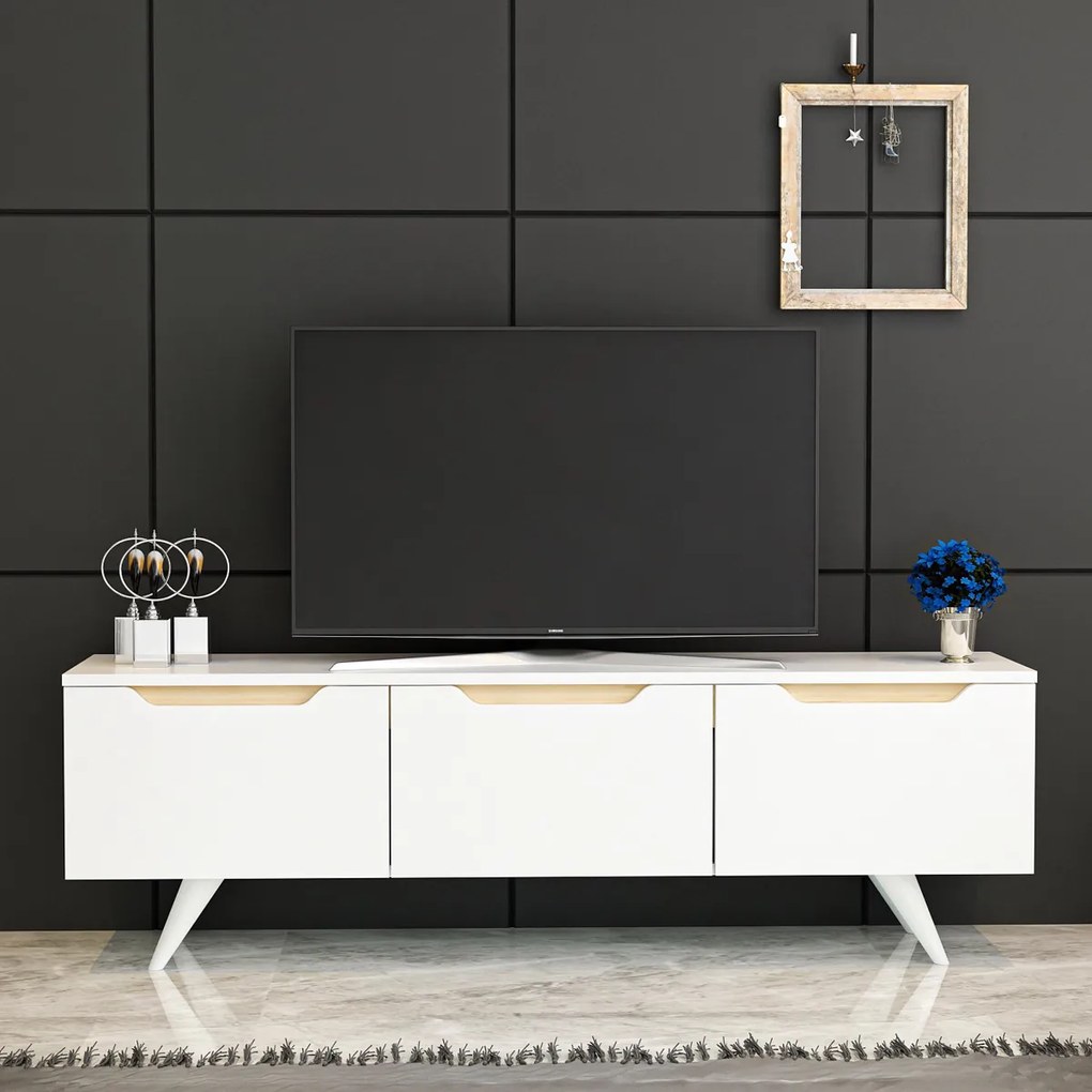 TV asztal Prag White