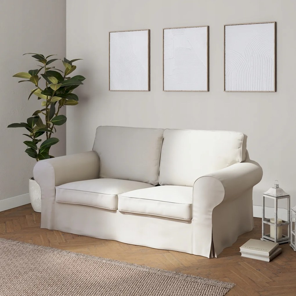 Dekoria Ektorp 2 személyes kinyitható kanapé huzat, Ikea szürke