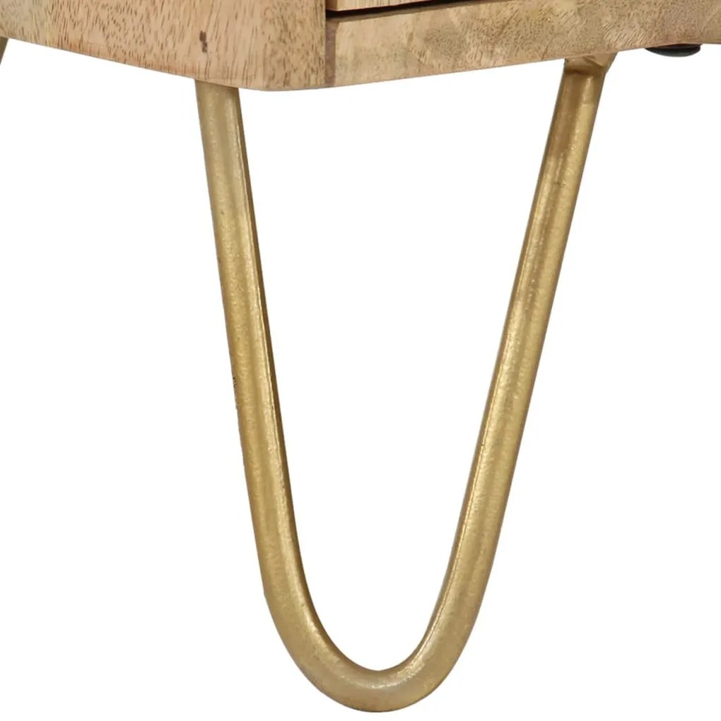 tömör mangófa tálalószekrény 80 x 30 x 75 cm