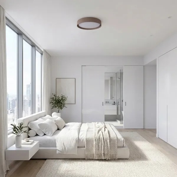 Brilagi - LUCIA LED dimmelhető mennyezeti lámpa LED/48W/230V Ø 41 cm taupe + távirányító
