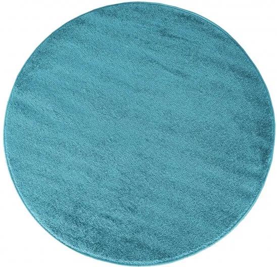 DY LORA BLUE kerek szőnyeg - kék Méret: 100 x 100 cm