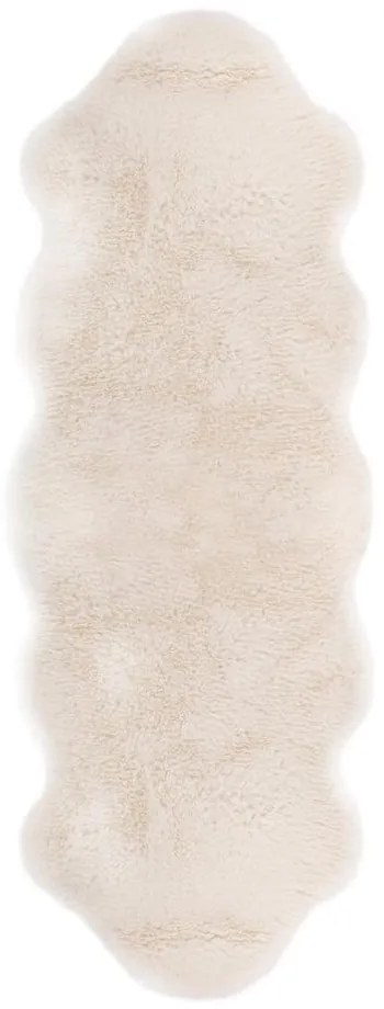 Lambskin fehér műszőrme, 60 x 180 cm - Tiseco Home Studio