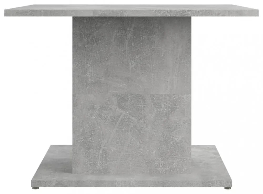 betonszürke szerelt fa dohányzóasztal 55,5x55,5x40 cm