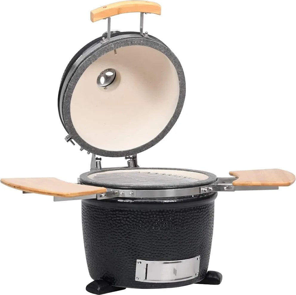 vidaXL Kamado Barbecue Grill Füstölő Kerámia 33 cm