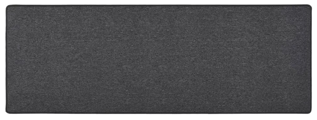 antracitszürke futószőnyeg 50 x 150 cm