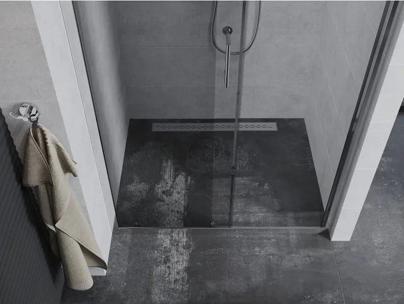 Mexen APIA zuhany tolóajtó a nyílásig 125 cm, 845-125-000-01-00