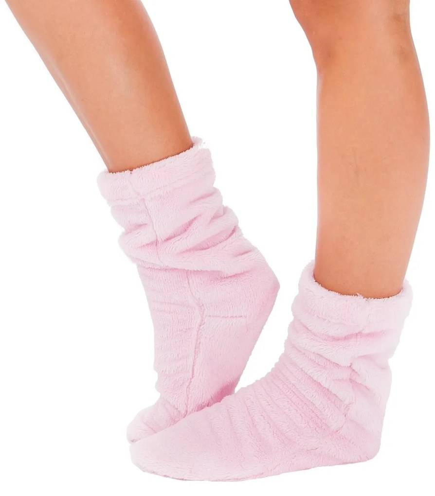 Női fürdőköpeny Nancy + Pink zoknik L/XL