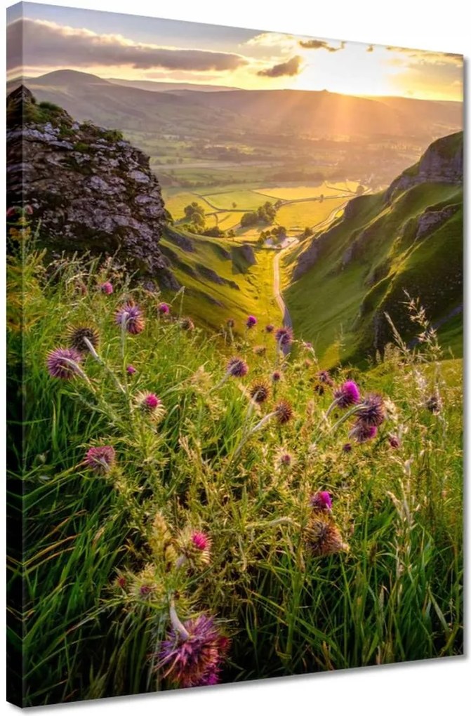 Vászonkép 30x40 Gyönyörű tájkép Kilátás