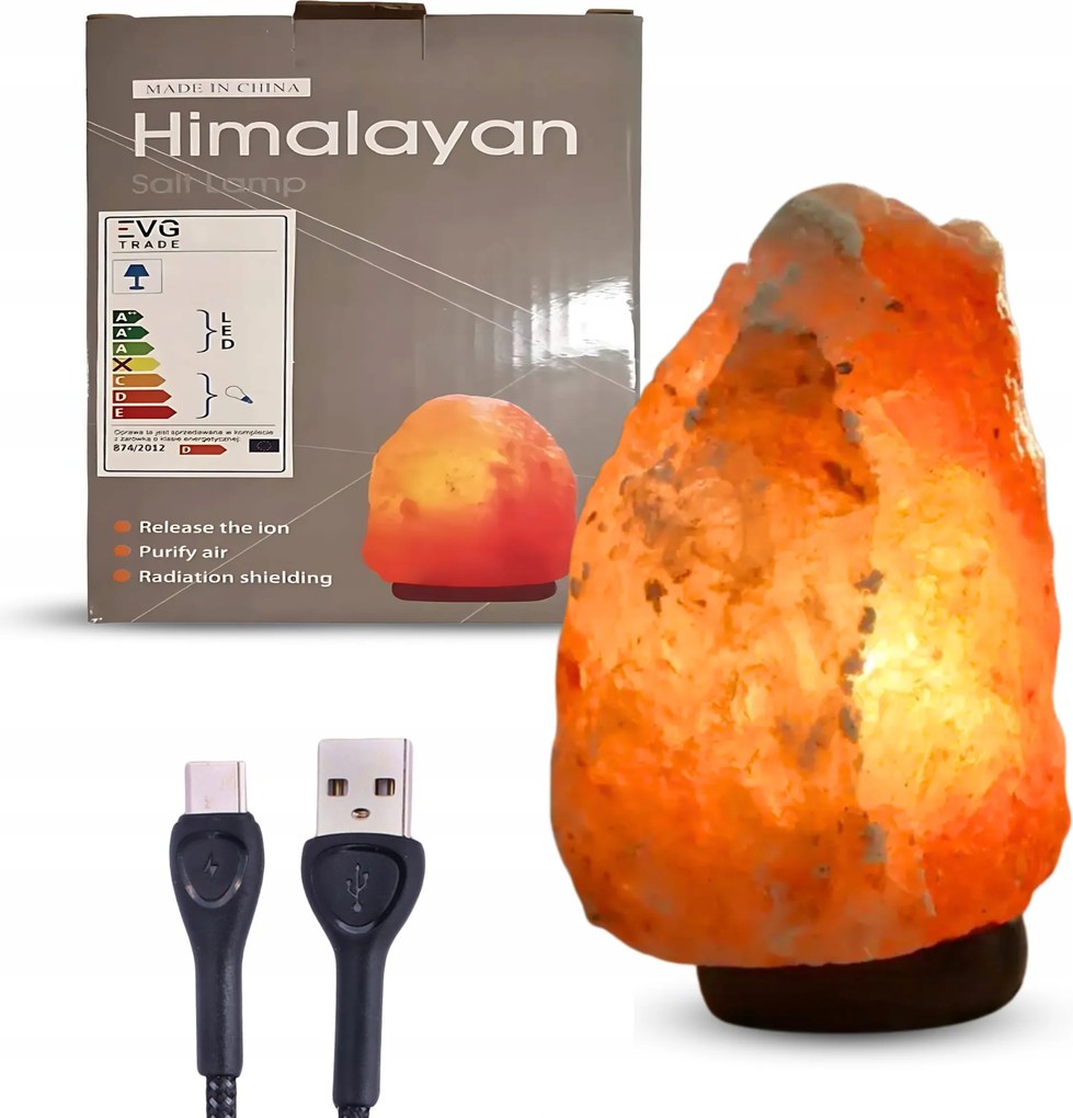 Sólámpa 2 Kg Ionizátor Himalájai Éjszakai Só