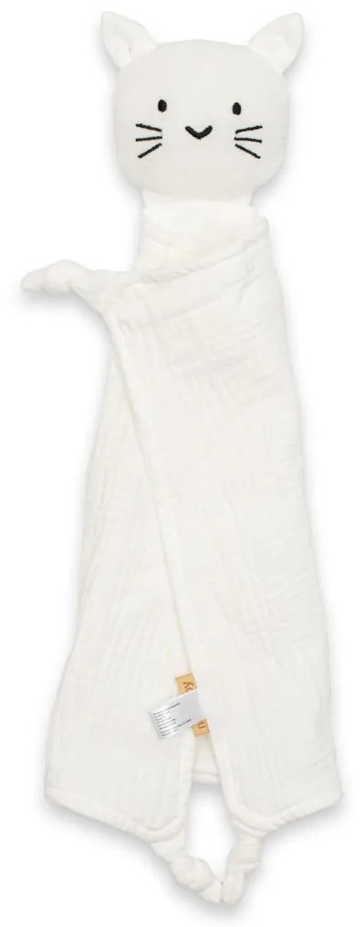 Muszlin szundikendő New Baby Cat white