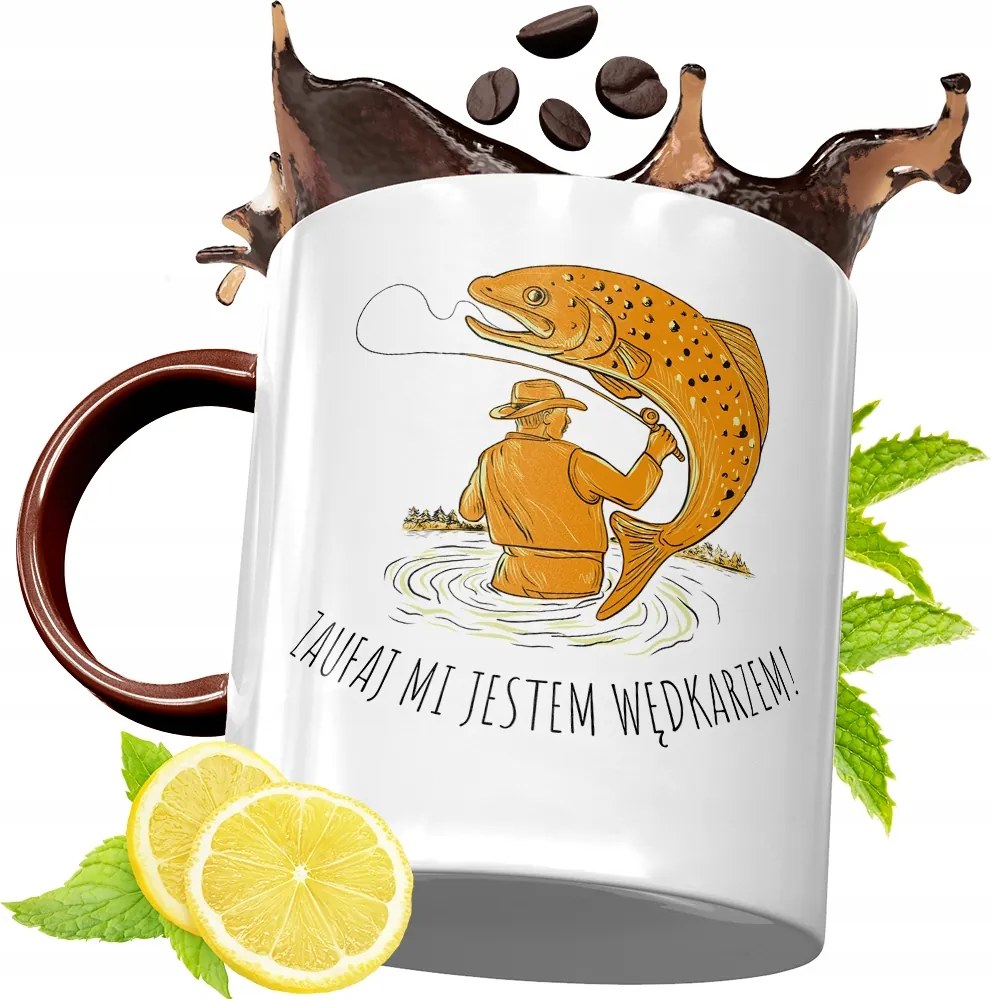 Bordó Bögre Horgászoknak Születésnapra Ajándék fényképes nyomtatással