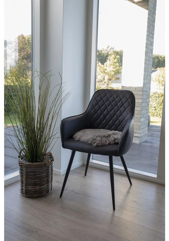 Báránybőr ülőpárna, gomba, 35 cm