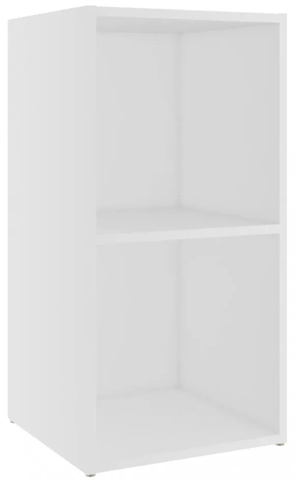 2 db fehér szerelt fa TV-szekrény 72 x 35 x 36,5 cm