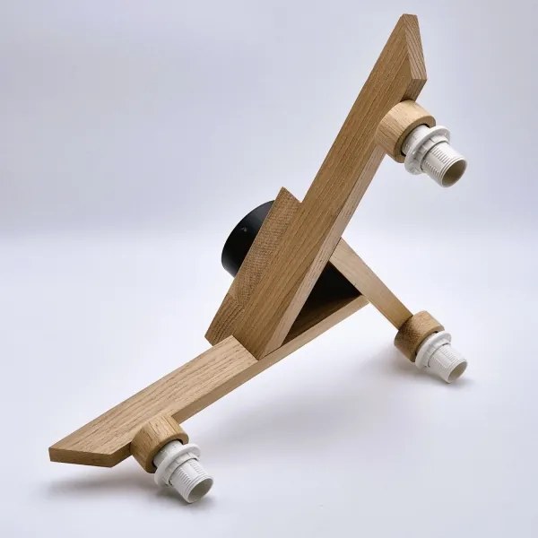 Fali lámpa ANTONIO 3xE14/40W/230V tölgy