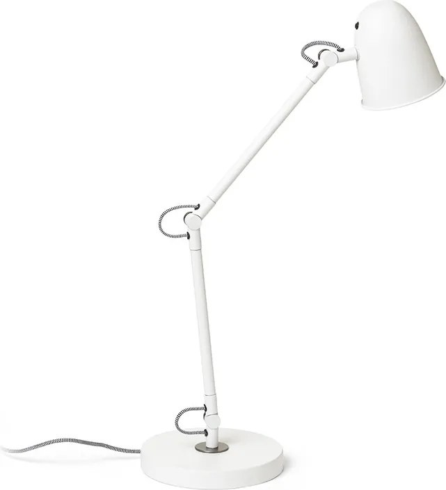 RENDL DANNY stolní bílá matný nikl 230V LED E14 5W