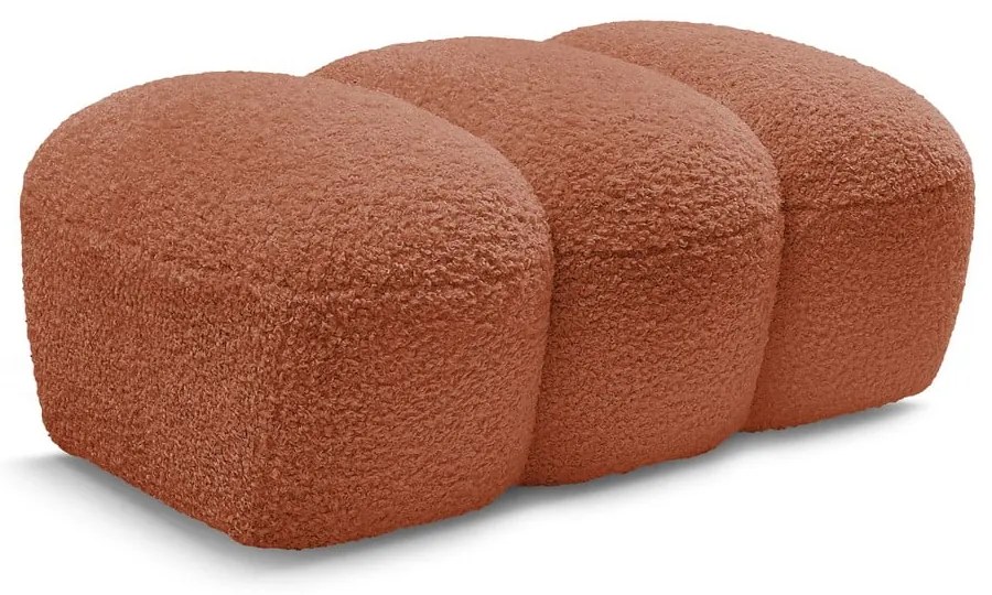 Téglavörös buklé lábtartó Hippolyte – Bobochic Paris