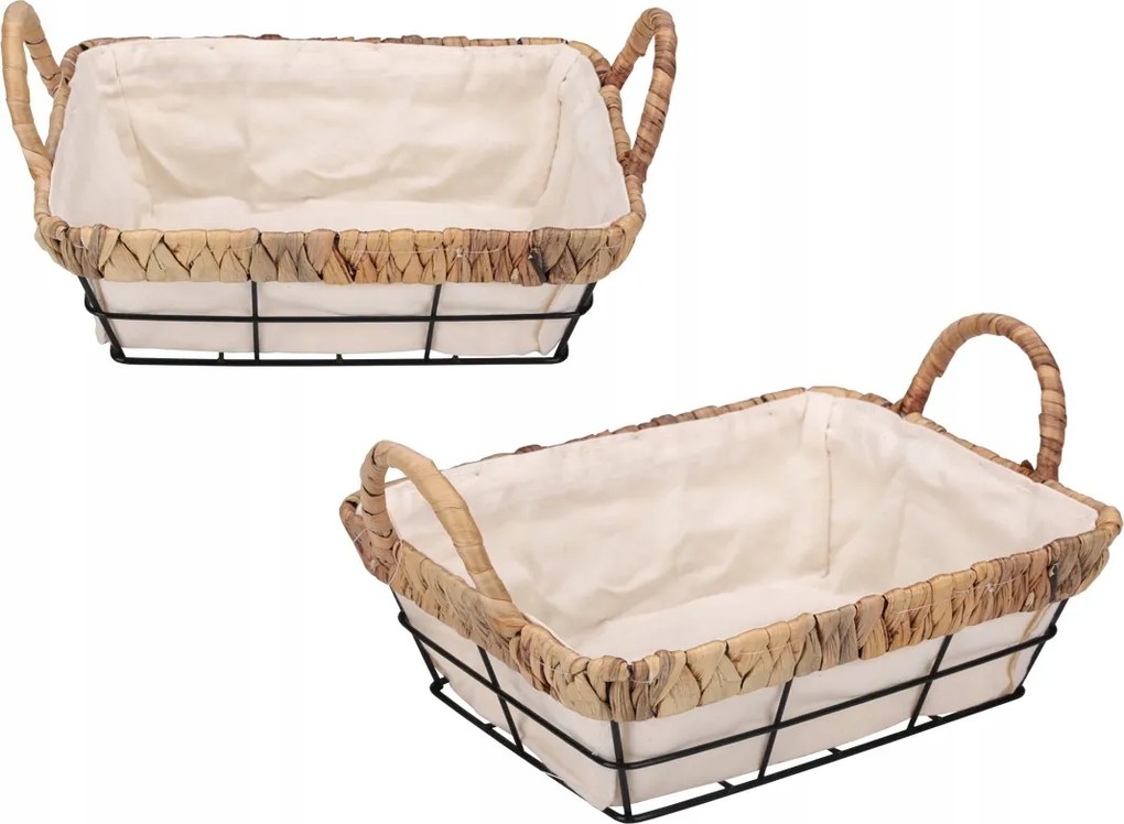 Kenyértartó Kosár Téglalap Alakú Ravi 28,5x22,5xH8,5 A61659