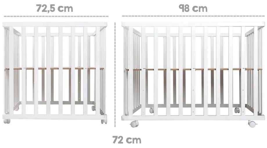 Fehér járóka 100x75 cm Sternenzauber – Roba