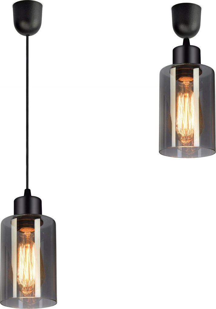 Függő lámpa Csillár Plafon Üveg Led cső